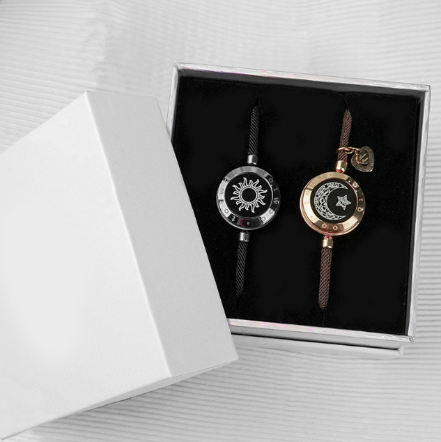 Pulseras inteligentes para parejas "Sol y Luna" (Oferta 2x1)