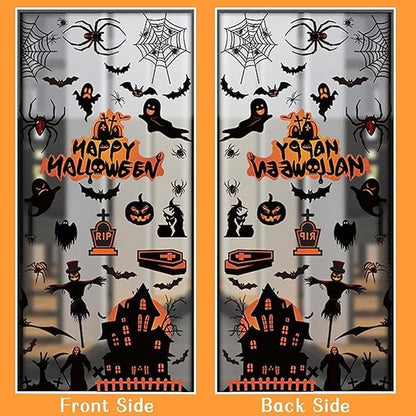 Halloween Window Stickers Set — 98 pcs