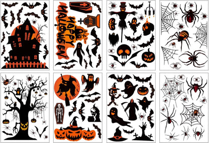 Halloween Window Stickers Set — 98 pcs