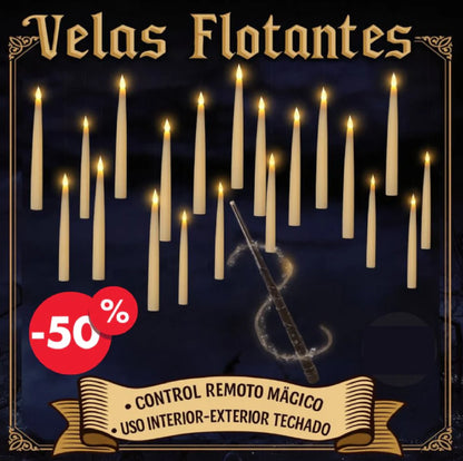 Floating Candles with Magic Wand Remote