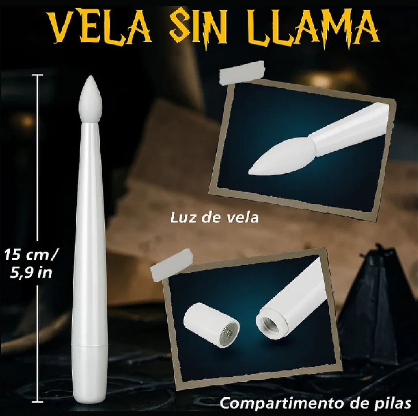 Floating Candles with Magic Wand Remote