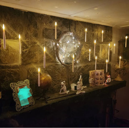 Floating Candles with Magic Wand Remote