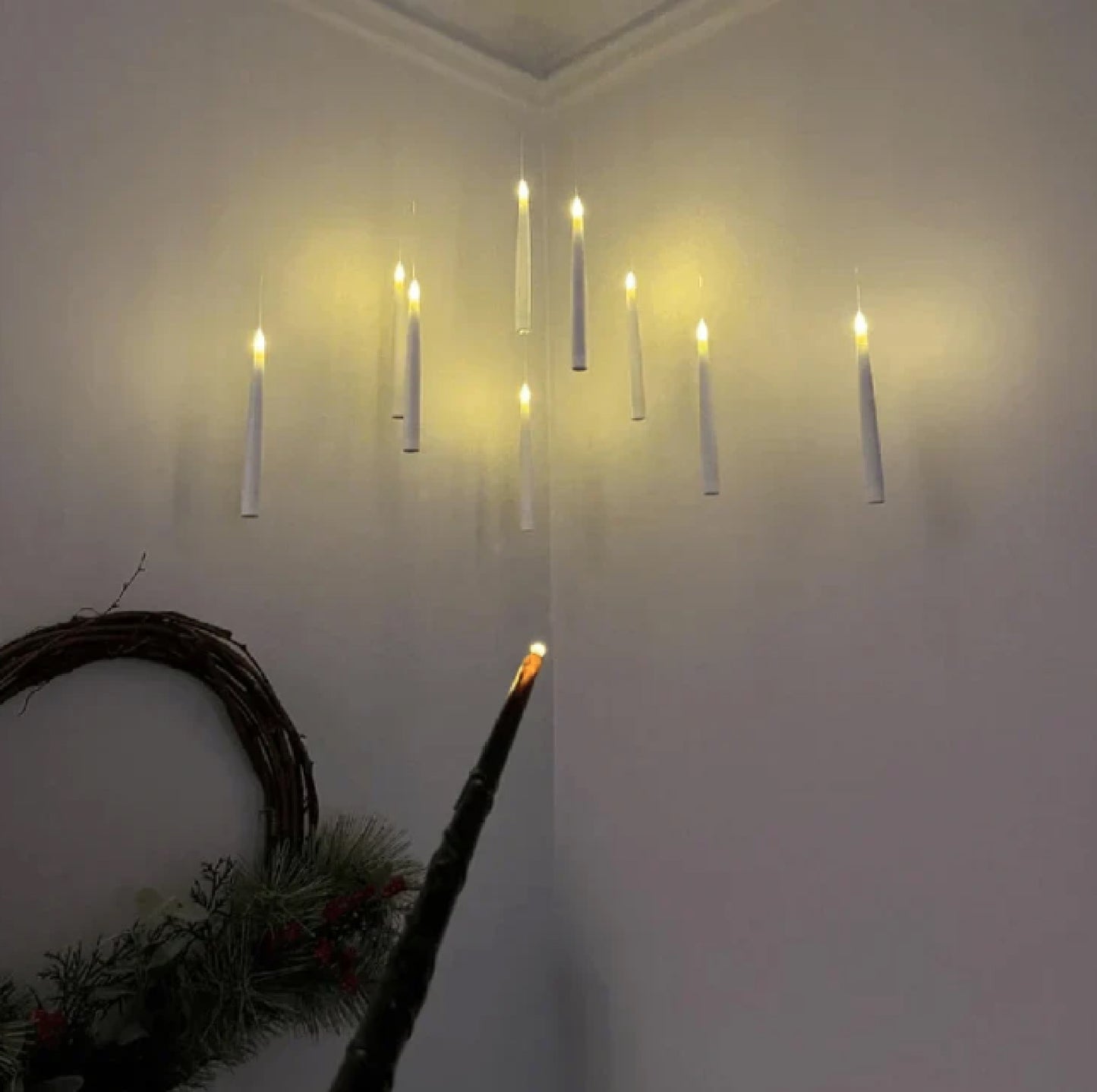 Floating Candles with Magic Wand Remote