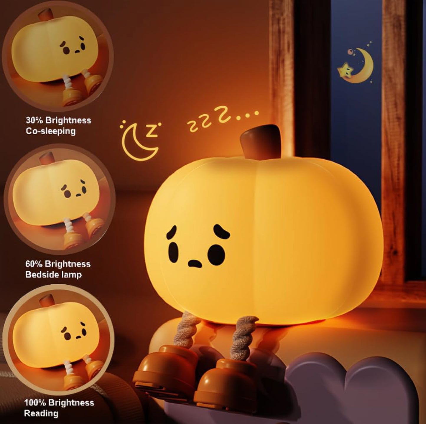 Pumpkin Night Light for Children